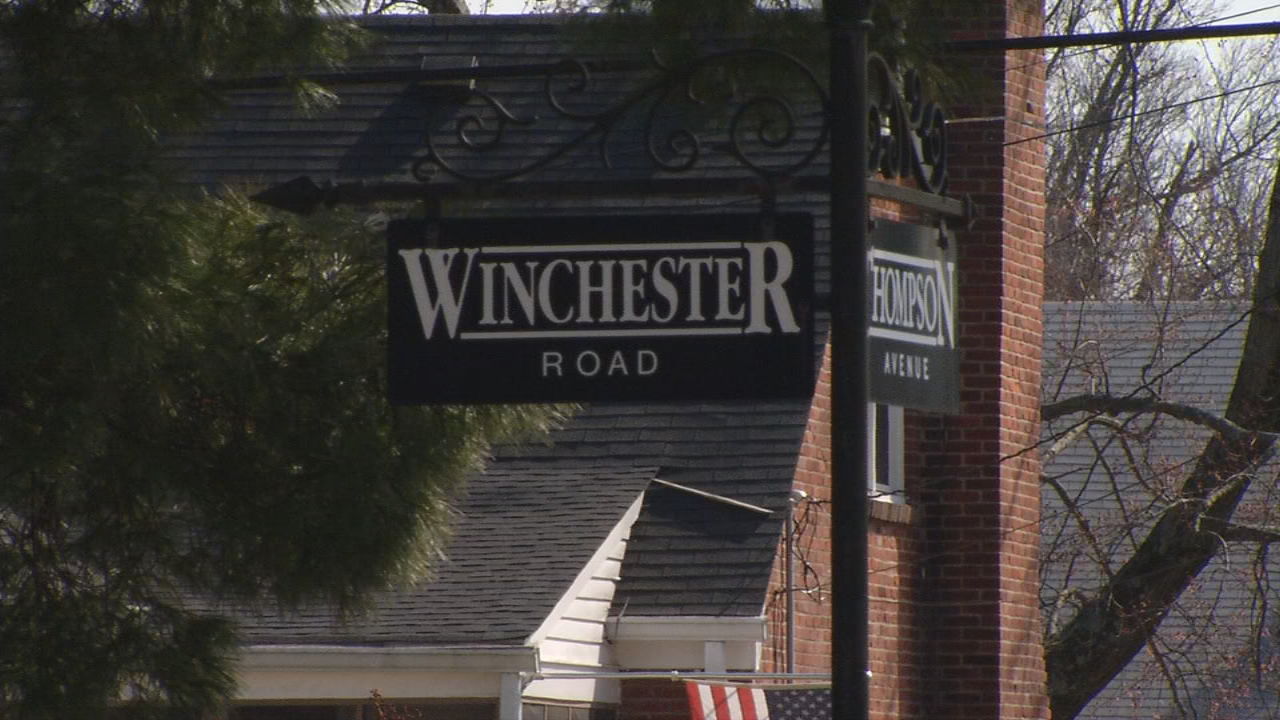 Winchester Road Sign